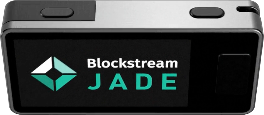 Blockstream Jade displaying the Jade interface